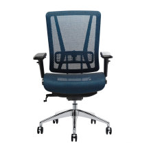 stand up aluminum web office chair mesh back and seat